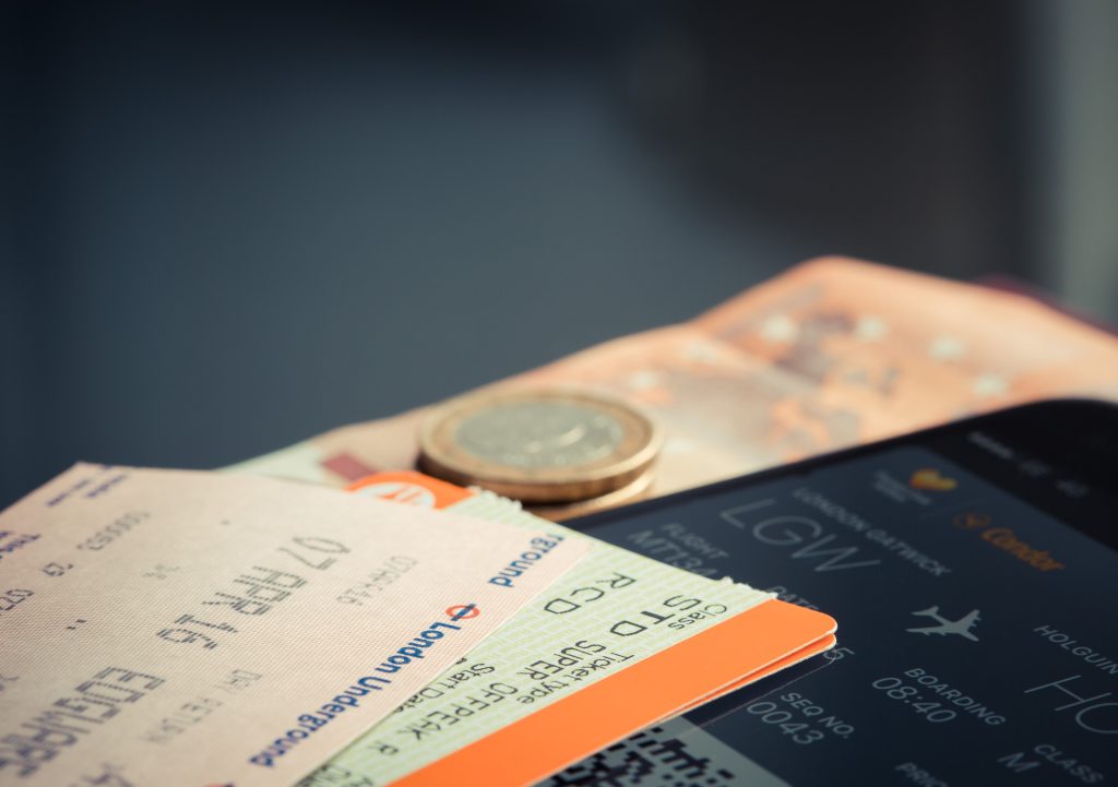 A picture of a boarding  pass.