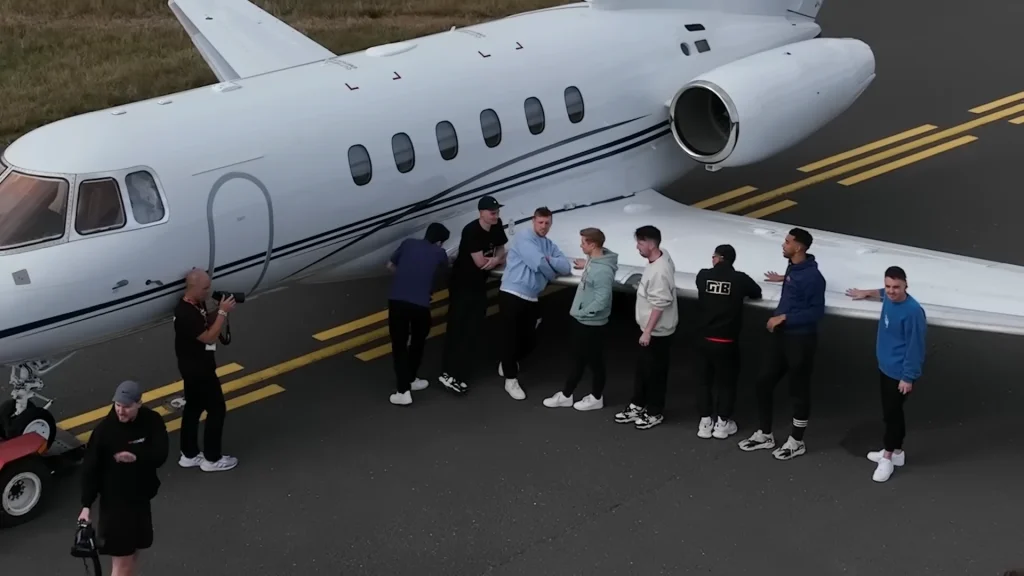 Did MrBeast give away a private jet